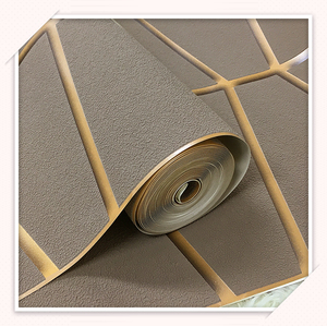 Papel pintado de gamuza para decoración del hogar, rollos de papel pintado adhesivo de espuma, revestimiento de paredes geométrico 5D - Product Image 1