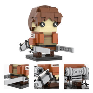 ตัวต่อ MOC7070-7073 การ์ตูน Attack on <span class=keywords><strong>Titan</strong></span> หัวเหลี่ยม อีเรน เยเกอร์ อาร์มิน มิคาสะ แอคเคอร์แมน เลวี ตัวต่อพลาสติก ของเล่นเด็ก - Product Image 6
