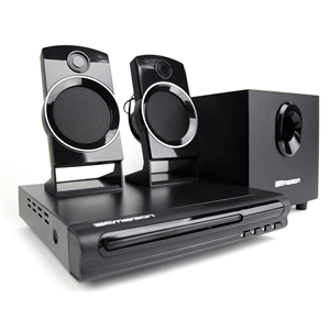 Sistema de Cine en Casa Emerson de 2.1 Canales con Bluetooth, Reproductor de DVD, Sonido Envolvente y 3 Altavoces en Negro - Product Image 3