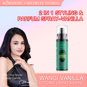 KORMESIC Bpom Certified Wholesale 100ml <b>Men's</b> Sporty <b>Hair</b> <b>Spray</b> Vanilla Scent Styling & Perfume <b>Hair</b> Mist Daily Use Long Lasting - Product Image 2
