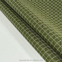Tissus en nylon Cordura à carreaux Oxford en polyamide teints en fil, imperméables et antistatiques, 210D Ripstop