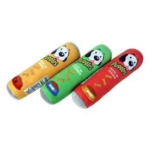 Wholesale Pet Products Cylindrical Resistant Soft Machine Washed Durable Chew Plush Stuffed <b>Squeaky</b> Dog Toy - Product Image 6