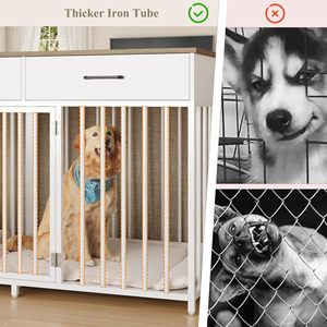 Cerradura decorativa para mascotas para interiores, para sala de estar, con doble compartimento, engrosada para evitar huyas y mordeduras, para perros. - Product Image 4
