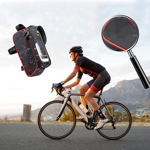 Sac de guidon de vélo de plein air personnalisé unisexe avec porte-bouteille d'eau étanche élégant - Product Image 6