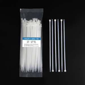 Attaches de câbles en nylon PA66 multicolores, attaches robustes pour l'organisation des câbles électriques, avec certificat CE Rohs - Product Image 2