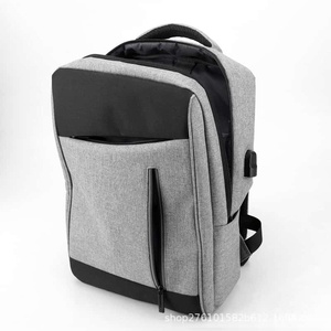 Sac à dos unisexe en nylon Oxford 20-37L imperméable avec port USB, design minimaliste, fermeture éclair, poignée souple pour usage quotidien et professionnel - Product Image 2