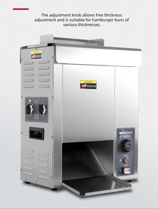 Hoàn toàn tự động thương mại bánh hamburger vỏ máy sưởi ấm tự động bánh hamburger bánh mì Máy <span class=keywords><strong>Burger</strong></span> <span class=keywords><strong>Bun</strong></span> Máy nướng bánh mì - Product Image 4