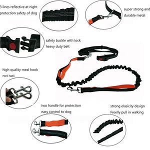 New Reflective Shrinkable Dog Leash Nylon Jogging Collar <b>Pet</b> Dogs <b>Running</b> Traction Rope - Product Image 5
