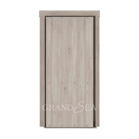 Porte-étagères en bois massif blanc pour intérieur, avec compartiment secret invisible, style porte escamotable Murphy