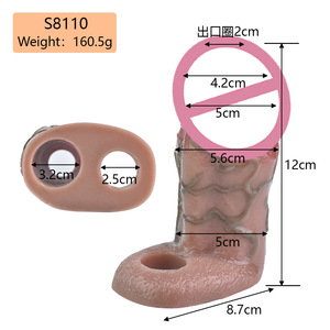 Anneau de Verrouillage Réaliste en Silicone Liquide Souple Épaissi et Creux, 100% Étanche, pour Hommes et Couples, pour une Vie Intime Adulte - Product Image 5