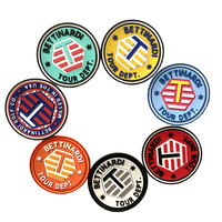 Patch en caoutchouc souple en silicone avec logo PVC 3D en relief personnalisé par le fabricant