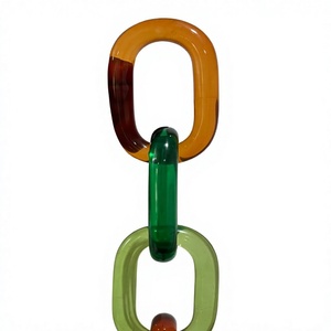 Sculpture murale en résine colorée, décoration artistique FAIZA CRAFT FC-8085, moderne, suspendue, faite à la main, motif vertical, personnalisable, haute qualité - Product Image 1
