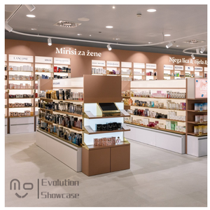 Vitrina de Madera en Oferta para Salón de Belleza, Estante de Exhibición para Cosméticos con Cerradura para Productos de <span class=keywords><strong>Maquillaje</strong></span> - Product Image 1