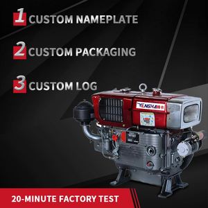 Moteur diesel monocylindre puissant à quatre temps Tengka 18 CV 20 CV 22 CV 24 CV 25 CV Zs1110 Zs1115 Zs1125 à injection directe - Product Image 2