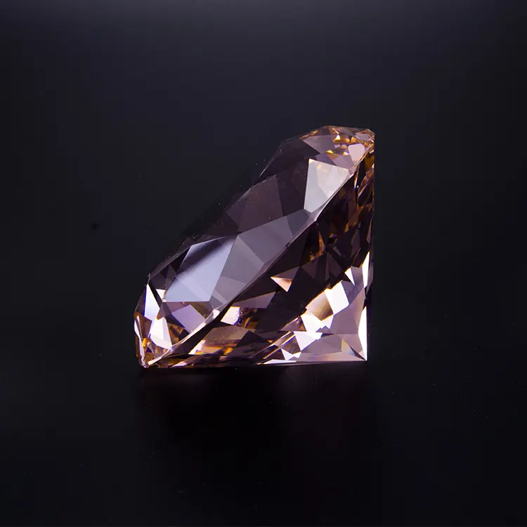 Wholesale Large 60mm 80mm 100mm Crystal Diamond With Polished Custom Logo Size Wedding Decoration Gift