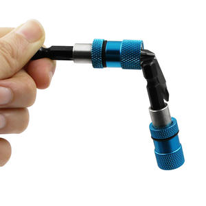 Tige de connexion hexagonale magnétique détachable bleue de 60 mm de long, diamètre de 6,35 mm, accessoire d'outil électrique à dégagement rapide - Product Image 2