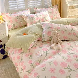 Yıldızlı yorgan yatak örtüsü seti pırıltı yıldız desen yorgan kapakları 4 adet yatak setleri fermuar kapatma ile çocuklar yetişkinler için yatak odası - Product Image 2