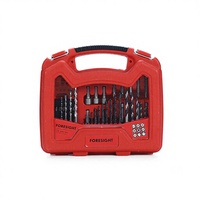 Ensemble de 74 forets hélicoïdaux HSS RISING - Ensemble en boîte pour le perçage du métal, du fer et de l'acier inoxydable