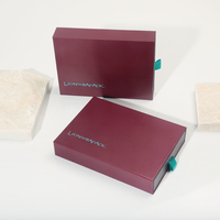 LionwrapacK Boîte cadeau de parfum à tiroir personnalisée OEM en gros Papier d'art recyclable écologique pour emballage d'échantillon/flacon