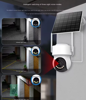 Caméra de sécurité solaire NKIWI 4G ICsee, enregistrement 24h/24, vision nocturne 24h/24, batterie intégrée, suivi automatique, carte mémoire cloud