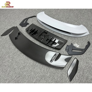 สปอยเลอร์หลังคาร์บอนไฟเบอร์แบบกึ่งแห้งสไตล์ GT3 สำหรับ Porsche Carrera S 992 992.1 ปี 2018-2024 ปีกหลังคาร์บอน อะไหล่ตกแต่งรถยนต์ - Product Image 6