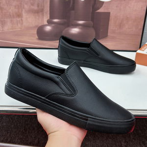 Chaussures de sport confortables pour hommes, nouvelle conception, en cuir PU, antidérapantes, style bateau, coupe basse, multicolores, chaussures décontractées. - Product Image 4