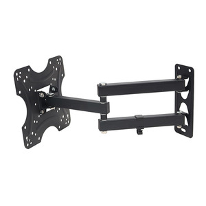 Support mural pour téléviseur X200 en acier laminé à froid noir - Compatible avec les téléviseurs de 17 à 42 pouces, capacité de charge de 22 kg pour les petits écrans - Product Image 2