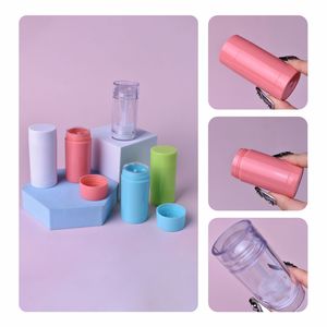 Trong Kho 30G 50G Rỗng Màu Hồng Trắng Rõ Ràng Khử Mùi Stick <span class=keywords><strong>Container</strong></span> Như Vòng Twist up Stick Lip Balm Chai Khử Mùi Stick Ống - Product Image 6