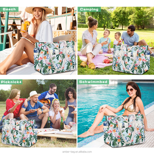 Bolsa de Playa Personalizada de Gran Capacidad, Bolsa de Gimnasio de Alta Calidad para Mujer, Bolsa de Viaje, Bolsa de Hombro, Bolsa de Lona para Viajes a la Playa o Piscina - Product Image 4