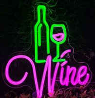 Enseignes LED Néon pour Publicité, Décoration Intérieure, Chambre, Bar, Restaurant, IP65 Étanche, Télécommande, Acrylique