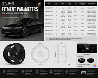 Nuevas Llantas ZL Ligeras de Aleación de Aluminio Forjado para Mercedes EQE EQS de 19-22 Pulgadas, Multirradio, Monobloque, para Reequipamiento/Actualización