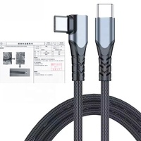 2m 1.5m 1m 20 ~ 60W PD coude de chargement rapide USB Type C mâle à mâle câble de données USB à Type C câble de téléphone portable