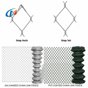 Panneaux de clôture en treillis métallique à mailles losangées, galvanisés à chaud, revêtus de <span class=keywords><strong>PVC</strong></span> vert commercial, <span class=keywords><strong>pour</strong></span> extérieur, 6x10 pieds - Product Image 2
