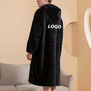 High Quality Heavyweight Oversized Custom Logo Blank Design 700 Gsm <strong>Hoodie</strong> Blanks <strong>Men</strong> Winter Fleece Boxy <strong>Snuggle</strong> <strong>Hoodie</strong> Blanket - Product Image 3