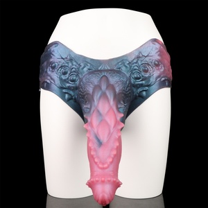 Liquid Silicone <b>Dildo</b> with Suction Cup, Strap-On Harness Sex Toys for Men and Women G Spot Pleasure Vaginal or Anal Play - Product Image 6