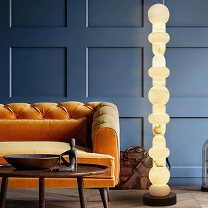 Đèn đứng nghệ thuật đá cẩm thạch phong cách hiện đại tối giản sang trọng nhẹ nhàng, phòng khách biệt thự, phong cách Bắc Âu, đèn <span class=keywords><strong>LED</strong></span> đặc trưng - Product Image 3