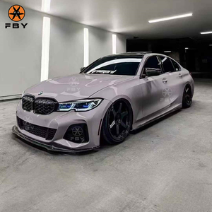 Nieuwe Hot V Style Carbon Fiber Front Bumper Lip voor BMW 3 Serie G20 G28 2019-2022 Pre-LCI Front Lip Body Kit - Product Image 3
