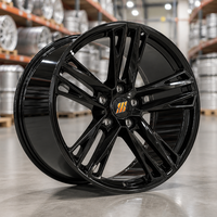 Jantes SRD Custom 18-24 pouces 5x120 5x112 5x114.3 noires concaves profondes en alliage pour Porsche Chevy Camaro Caprice Blazer S10