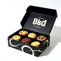 Boîte d'emballage personnalisée pour biscuits avec logo, idéale pour pâtisseries, cadeaux et aliments – Marque Premium