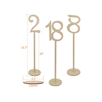 TaiLai – numéros de Table en bois, numéros de Table de mariage en bois avec support robuste, Base de restauration en bois, réception pour fête, maison, mariage