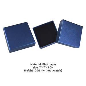 Scatola Nera Quadrata per <span class=keywords><strong>Orologio</strong></span> <span class=keywords><strong>da</strong></span> Tasca, Confezione per Collana con <span class=keywords><strong>Orologio</strong></span> <span class=keywords><strong>da</strong></span> <span class=keywords><strong>Appendere</strong></span> - Product Image 5