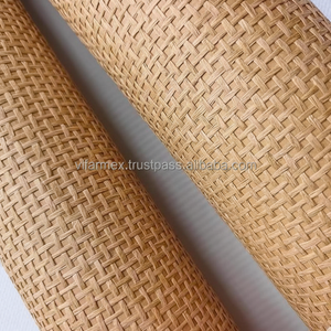 Papel Tapiz de Fibra Natural Hecho a Mano de Primera Calidad - Revestimiento Ecológico para Hoteles y Restaurantes - Product Image 1
