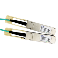 200G QSFP56 - QSFP56 AOC Aktif Optik Kablo 1-100M 850nm DDM MSA Uyumlu 5G Veri Merkezi Anahtar Sunucu Ara Bağlantısı