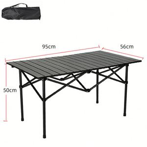 Table de barbecue pliable en acier au carbone pour le camping, le pique-nique, portable, pour l'extérieur - Product Image 3
