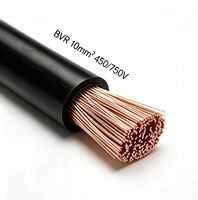 Fil de construction flexible en cuivre isolé PVC BVR 10mm² 450/750V