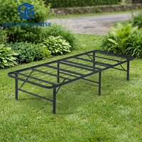 Lit de camping pliable facile à transporter, lit de camping en métal, lit de camping pour voyager, matelas en option
