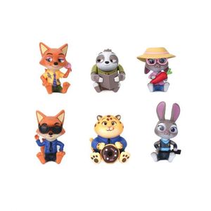 ฟิกเกอร์เซอร์ไพรส์ ซูโทเปีย 2 กระต่ายจูดี้ สุนัขจิ้งจอกนิค ของสะสมจากภาพยนตร์ ทำจาก PVC ของตกแต่ง - Product Image 5