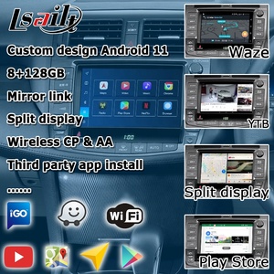 8 + 128 Android Carplay hộp cho TOYOTA vương miện S200 grs204 urs206 vận động viên Majesta 2008-2012 video giao diện bởi lsailt - Product Image 3