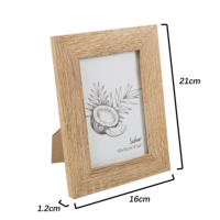 Cadre photo personnalisé en MDF 4x6 avec finition noire, cadre photo de table pour la maison, le bureau, vente en gros