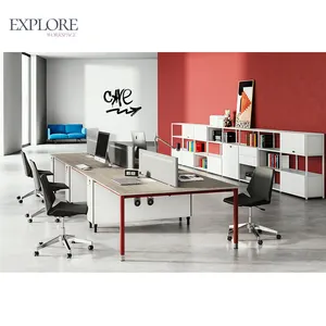 Wholesale china supplier work station partition office furniture 4/8 person workstation desk